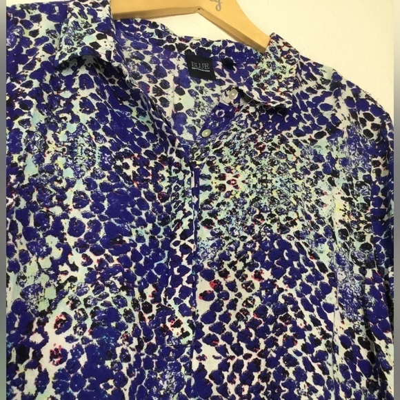 Blue Saks Fifth Ave Tunic - Picture 3 of 7
